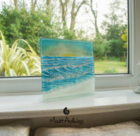 Large Freestanding Wave Panel - Square