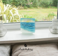 Small Freestanding Wave Panel - Square