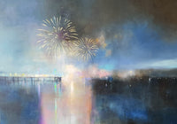 Summer Fireworks, Weymouth (Original Painting)