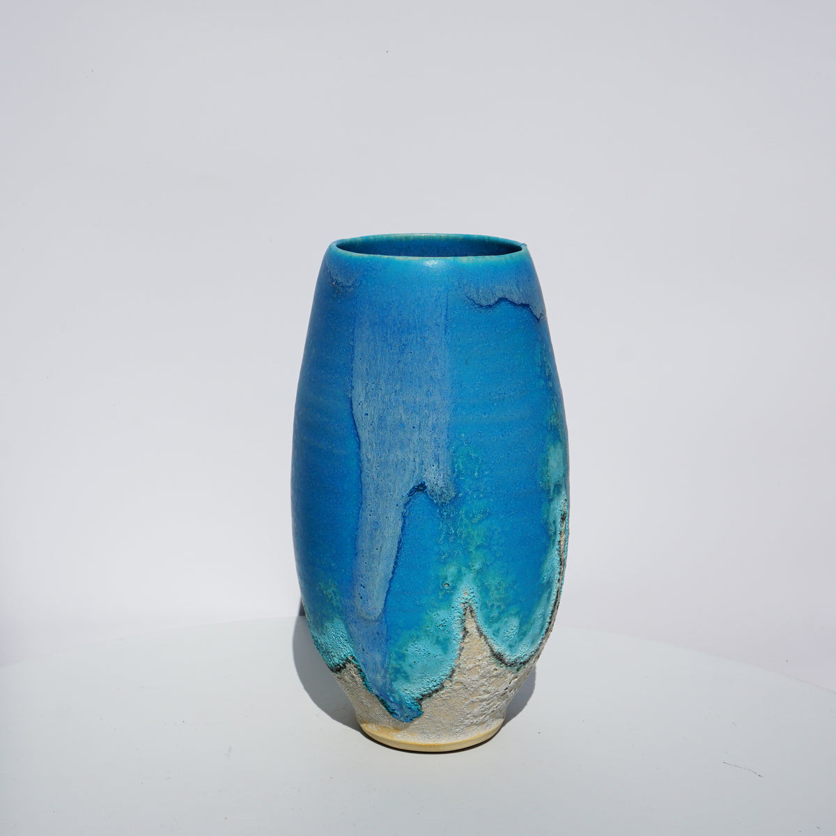 Tall Round Turquoise Form