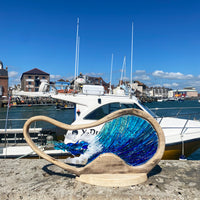 Wave in Wood Surround