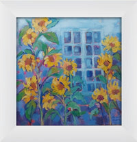 Sunflowers By Window