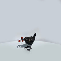 Wren with Berries