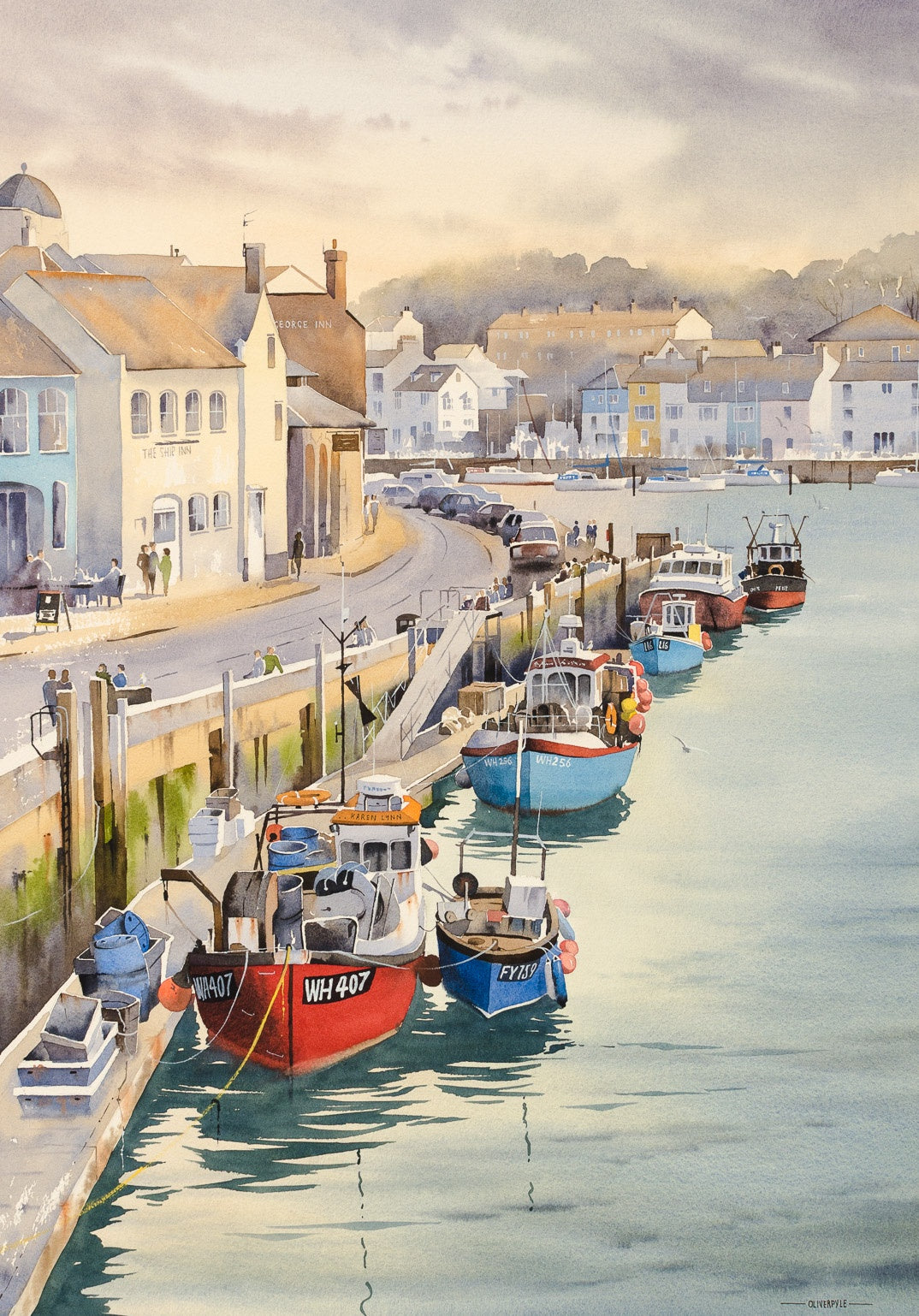 The Old Harbour From Town Bridge (Framed Limited Edition Print)