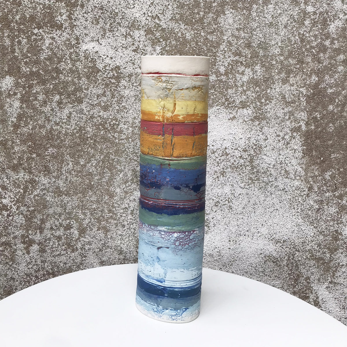 Large Sea Stripe Vessel #1