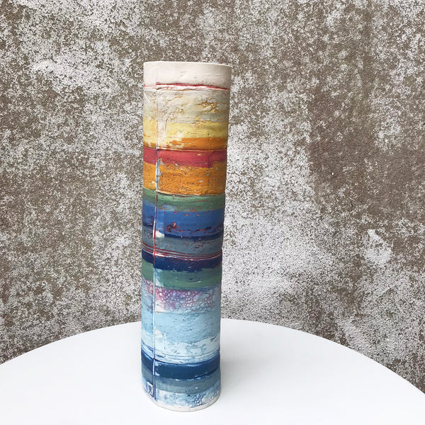 Large Sea Stripe Vessel #1