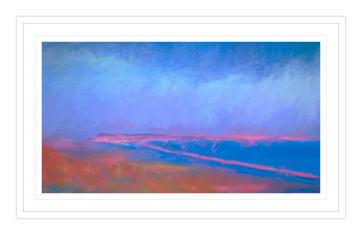 Across Chesil to Portland (Framed Print)