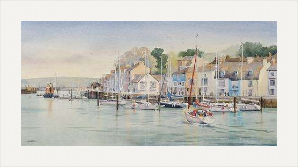 A Busy Afternoon, The Old Harbour, Weymouth (Limited Edition Print)