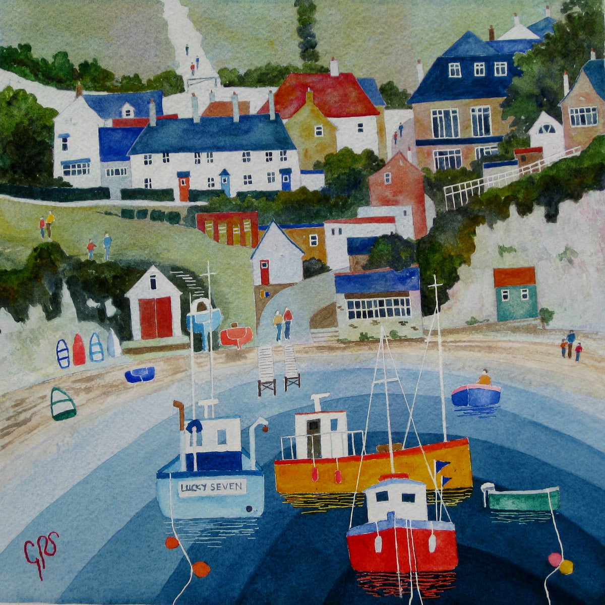 Day Out At Lulworth (Limited Edition Print)