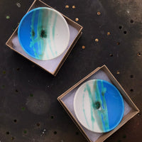 Aqua Porcelain Bowl (Mini)