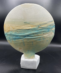 Ikebana Sculpture on Marble