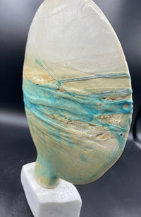 Ikebana Sculpture on Marble