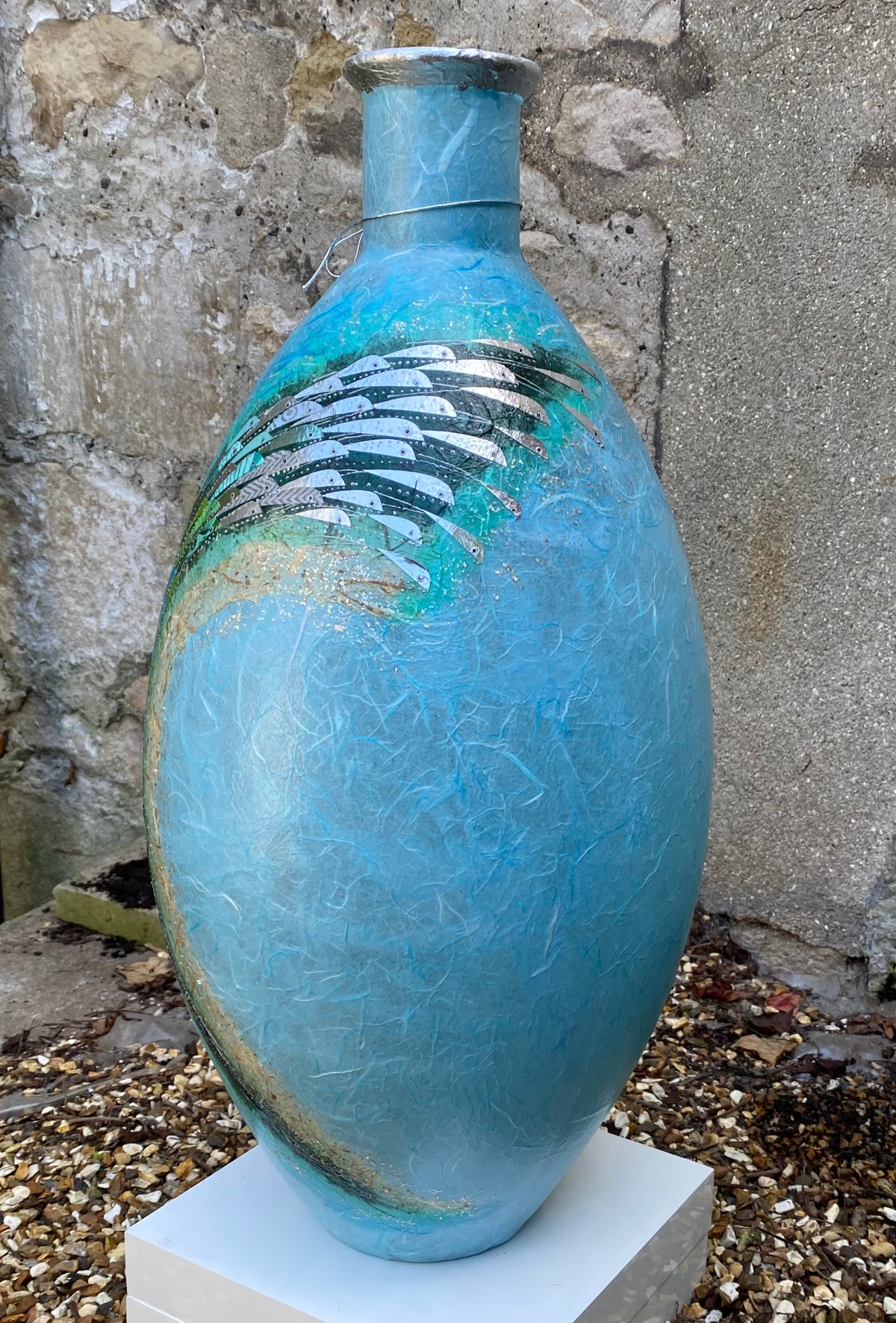 Tall Fat Bottle Vase