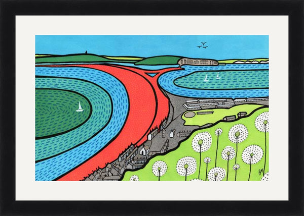 Dandelions Over Chesil Beach