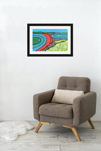 Dandelions Over Chesil Beach