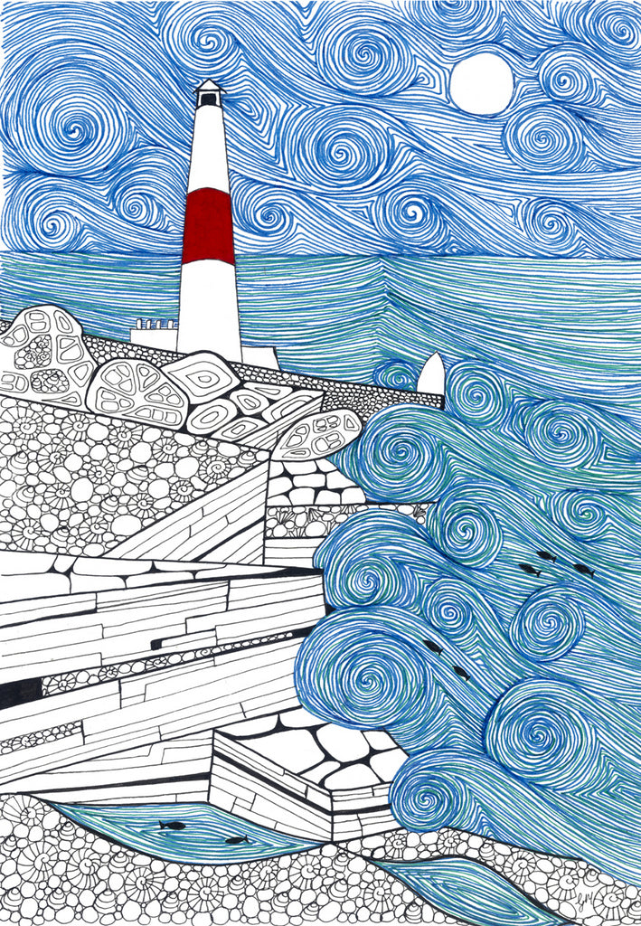 Storm at Portland Bill (Limited Edition Print)