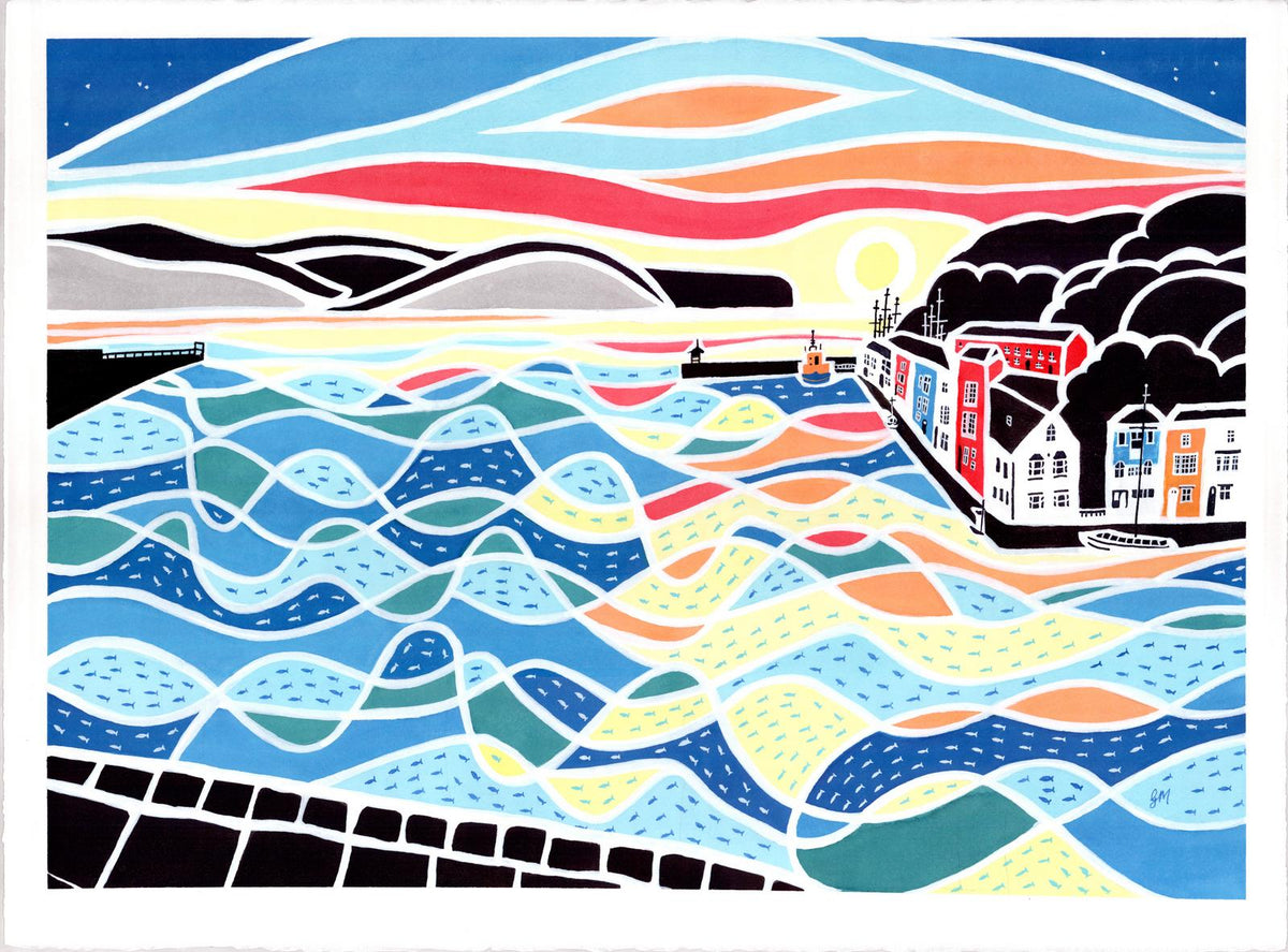 Sunrise Over Weymouth Harbour  (Limited Edition Print)