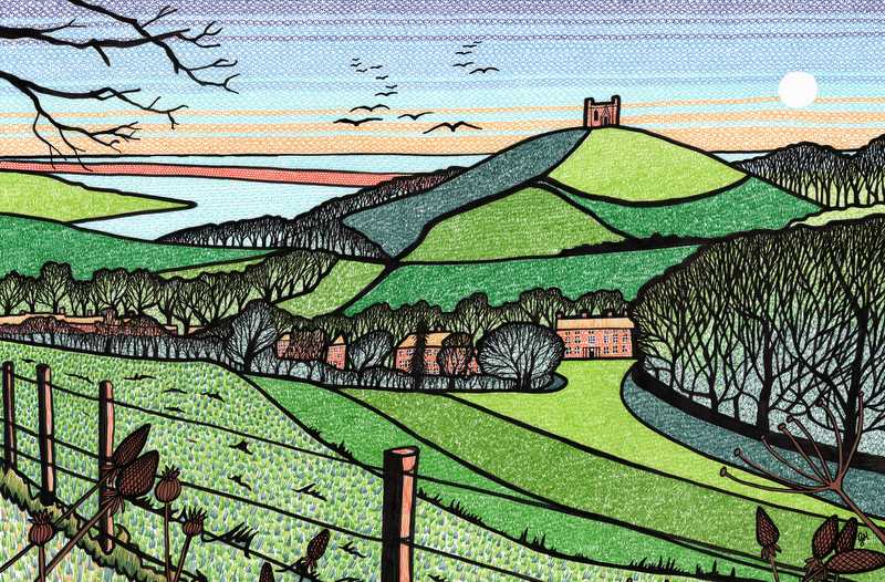View Over Abbotsbury Village (Limited Edition Print)