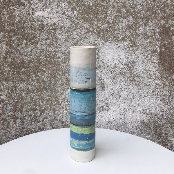 Sea Stripe Vessel - Medium