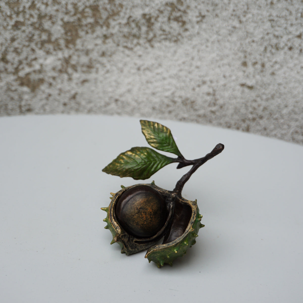 Conker - Hand-Painted Bronze