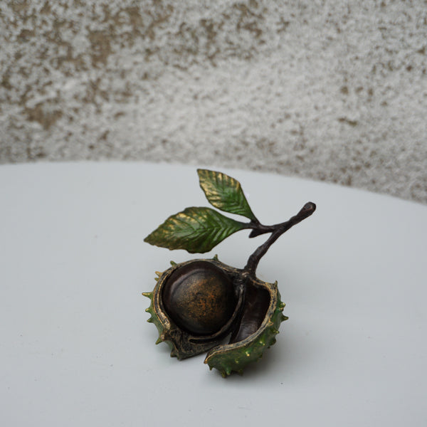 Conker - Hand-Painted Bronze