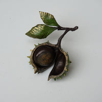 Conker - Hand-Painted Bronze