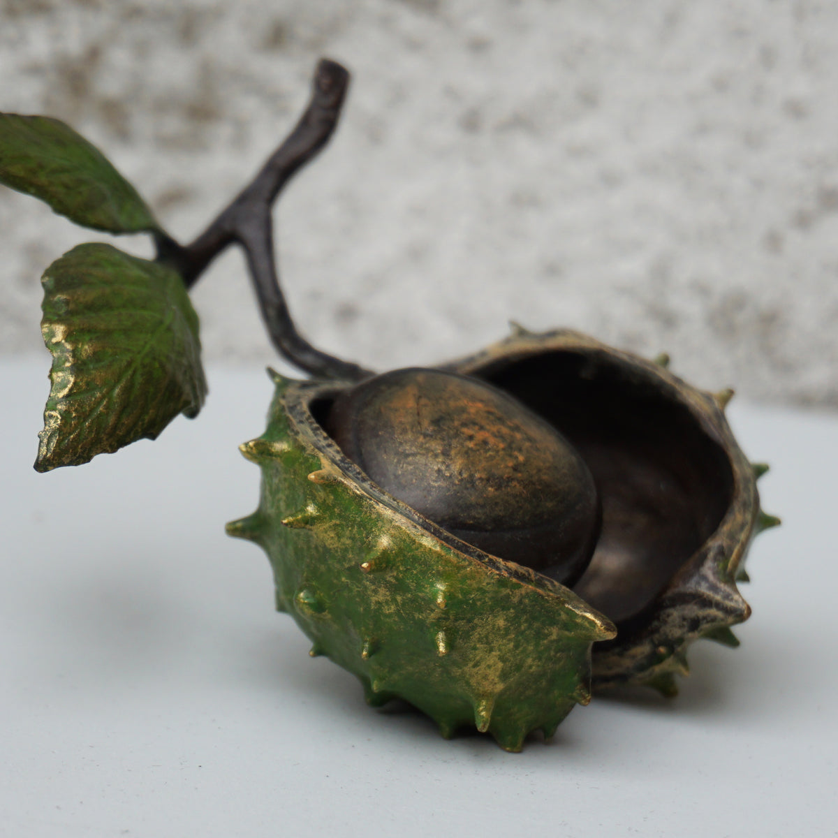 Conker - Hand-Painted Bronze