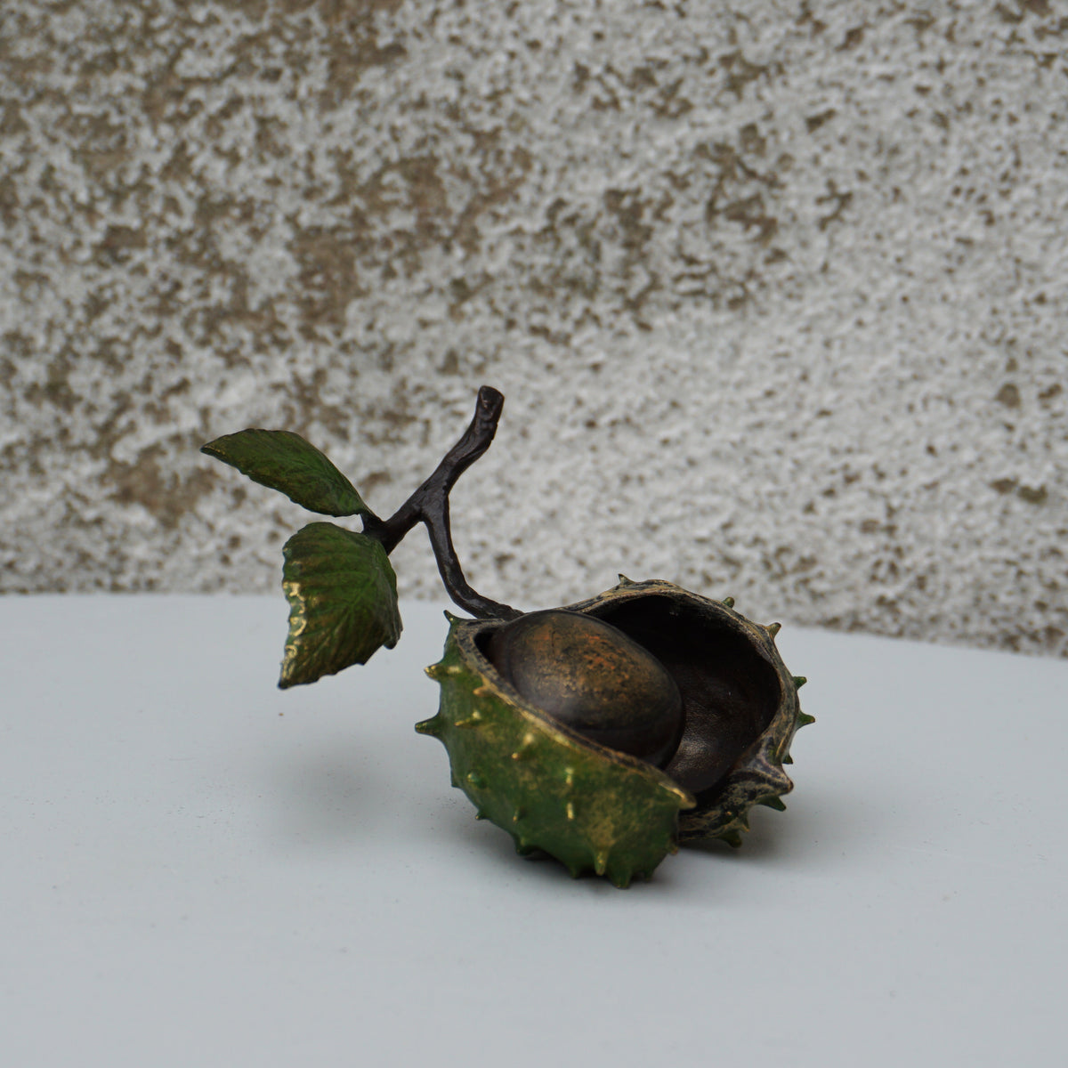 Conker - Hand-Painted Bronze