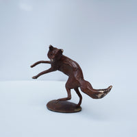 Fox Leaping