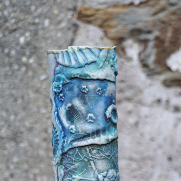 Ammonite Slim Pencil Vessel #4