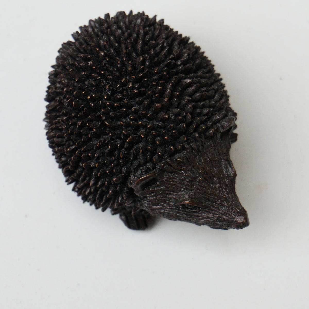 Hedgehog Walking  - Solid Bronze