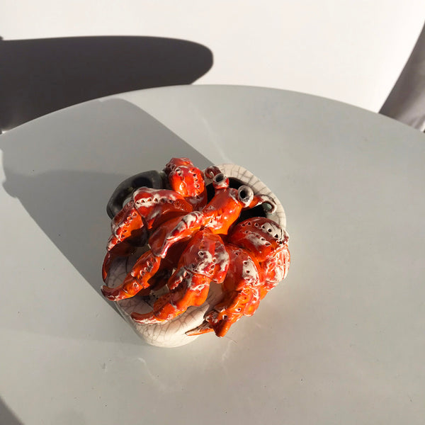 Hermit Crab in a Tin (Red)