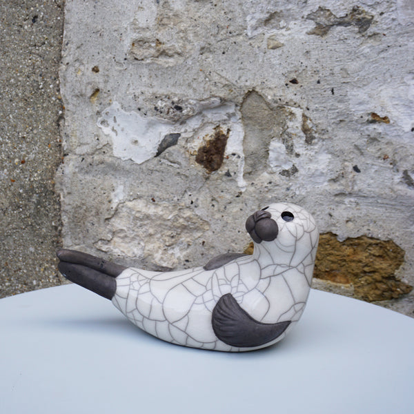 White Seal on Back - Large