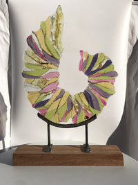 Fused Glass Ammonite