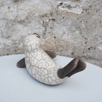 White Seal on Flippers - Medium