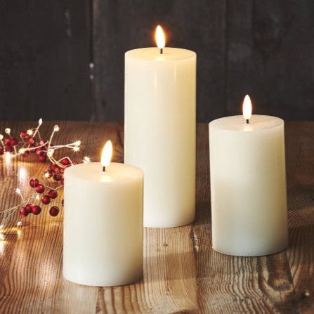 Flameless Pillar Candles