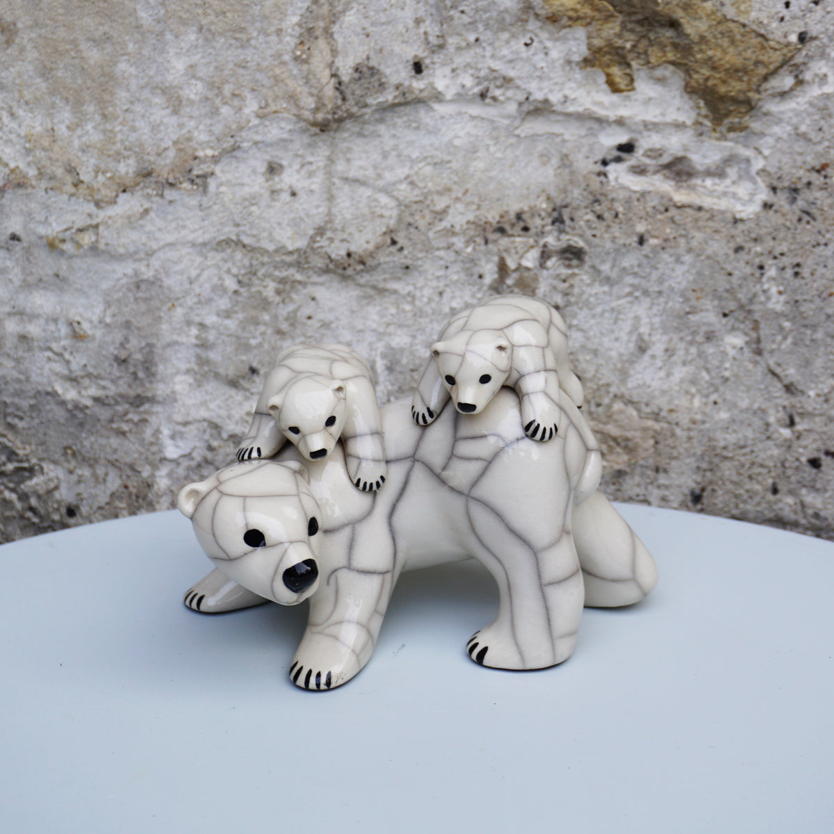 Polar Bear - Mother and Two Cubs