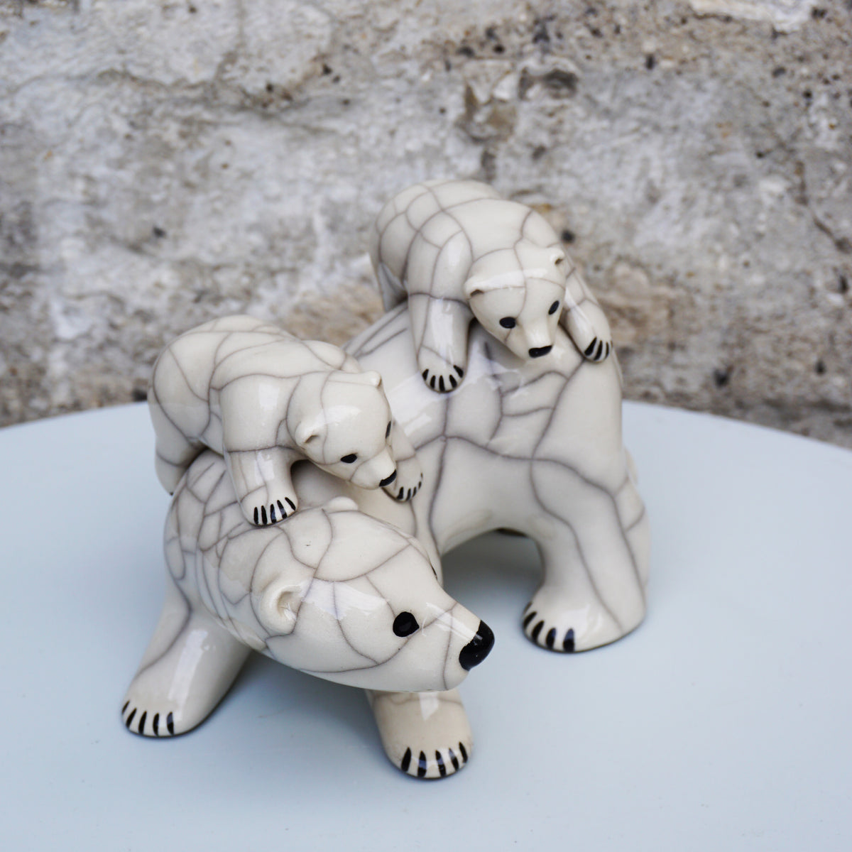 Polar Bear - Mother and Two Cubs