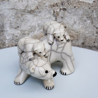 Polar Bear - Mother and Two Cubs