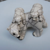 Polar Bear - Mother and Two Cubs