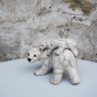Polar Bear - Mother and Two Cubs