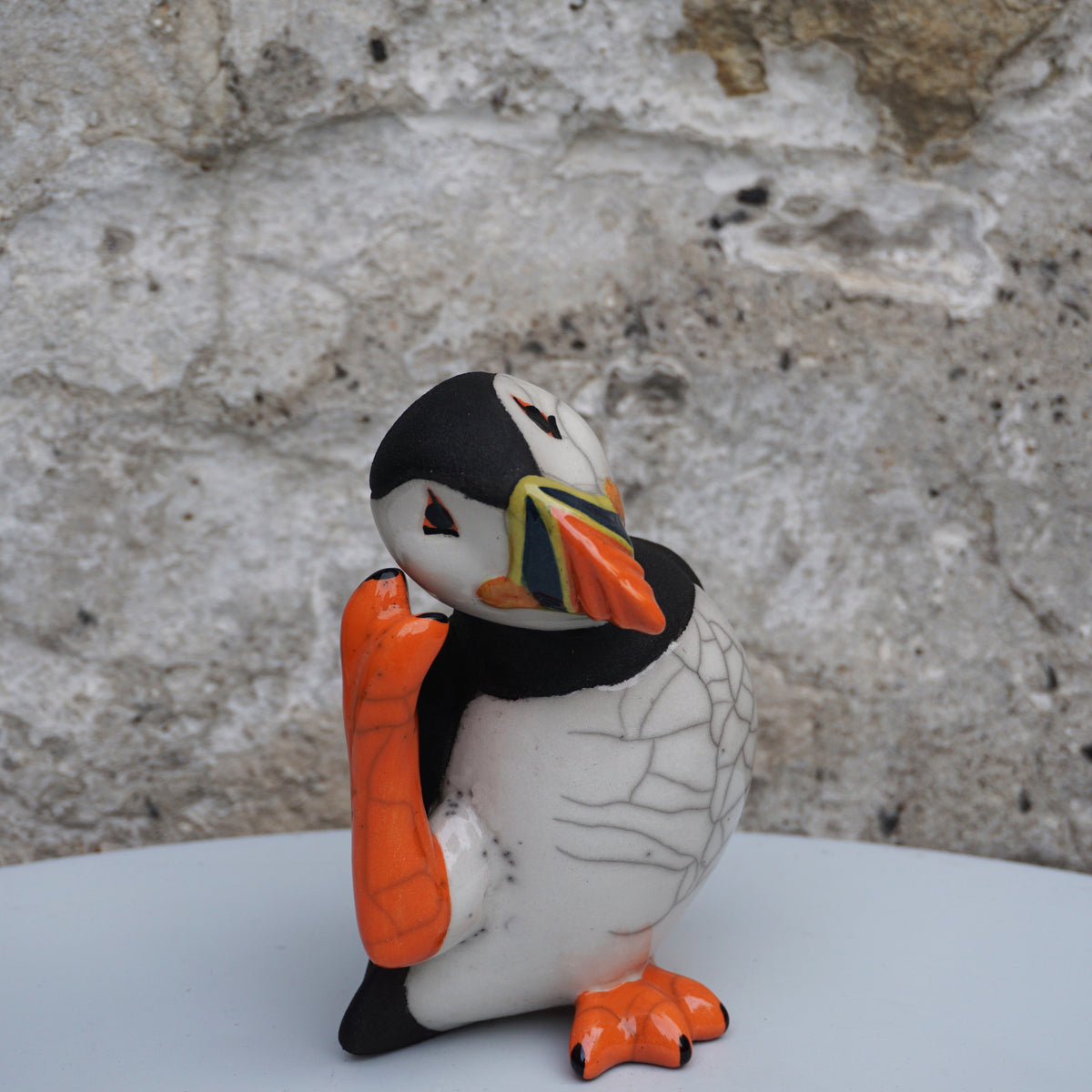 Puffin Scratching