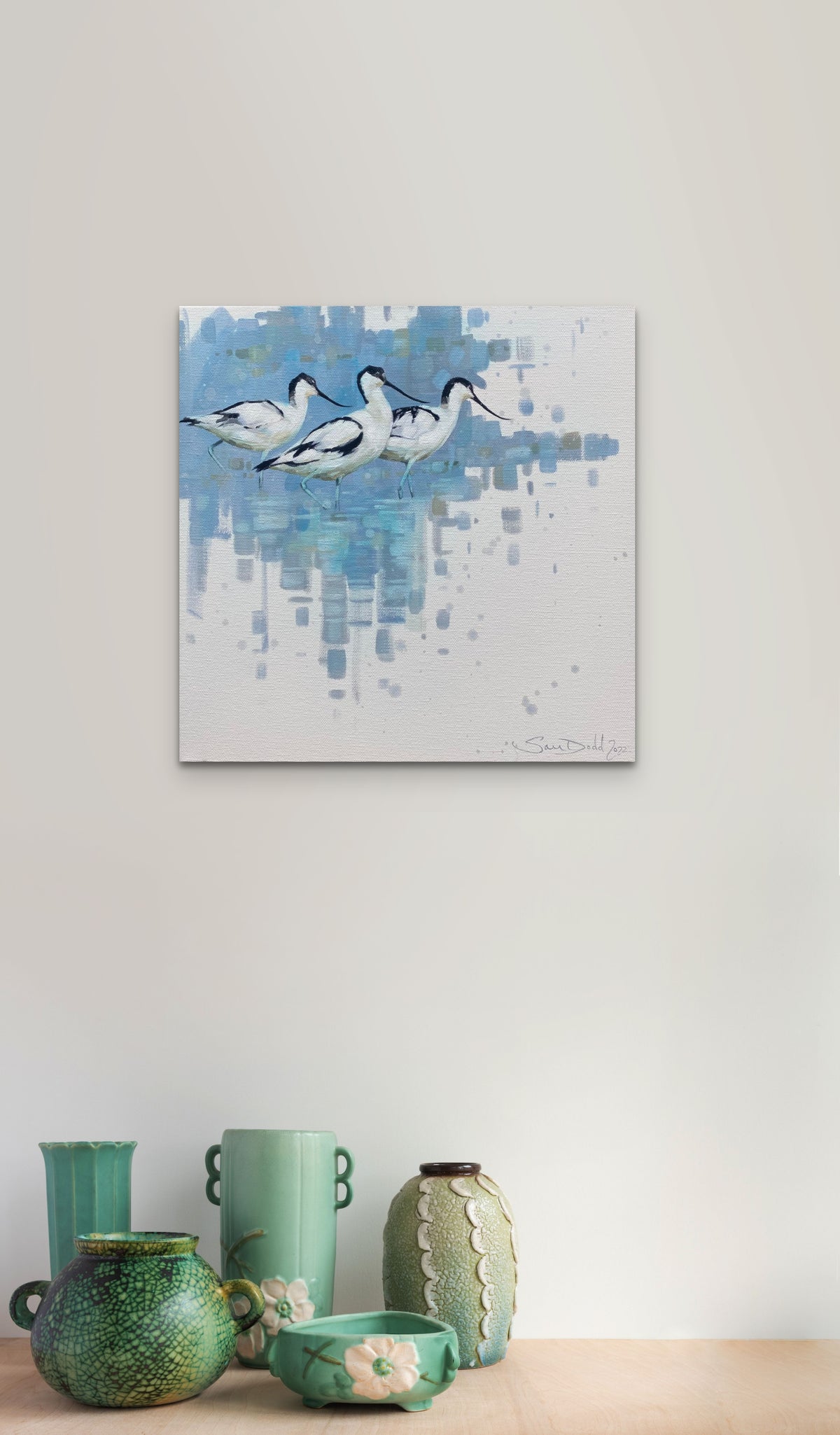 Three Avocets