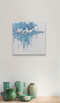 Three Avocets