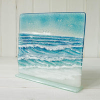 Large Freestanding Wave Panel - Square