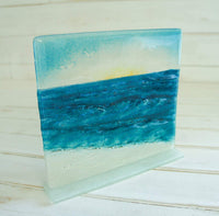 Large Freestanding Wave Panel - Square
