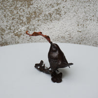 Wren with Oak Leaf