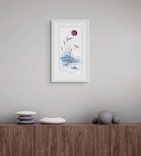Pink Moon Dragonflies