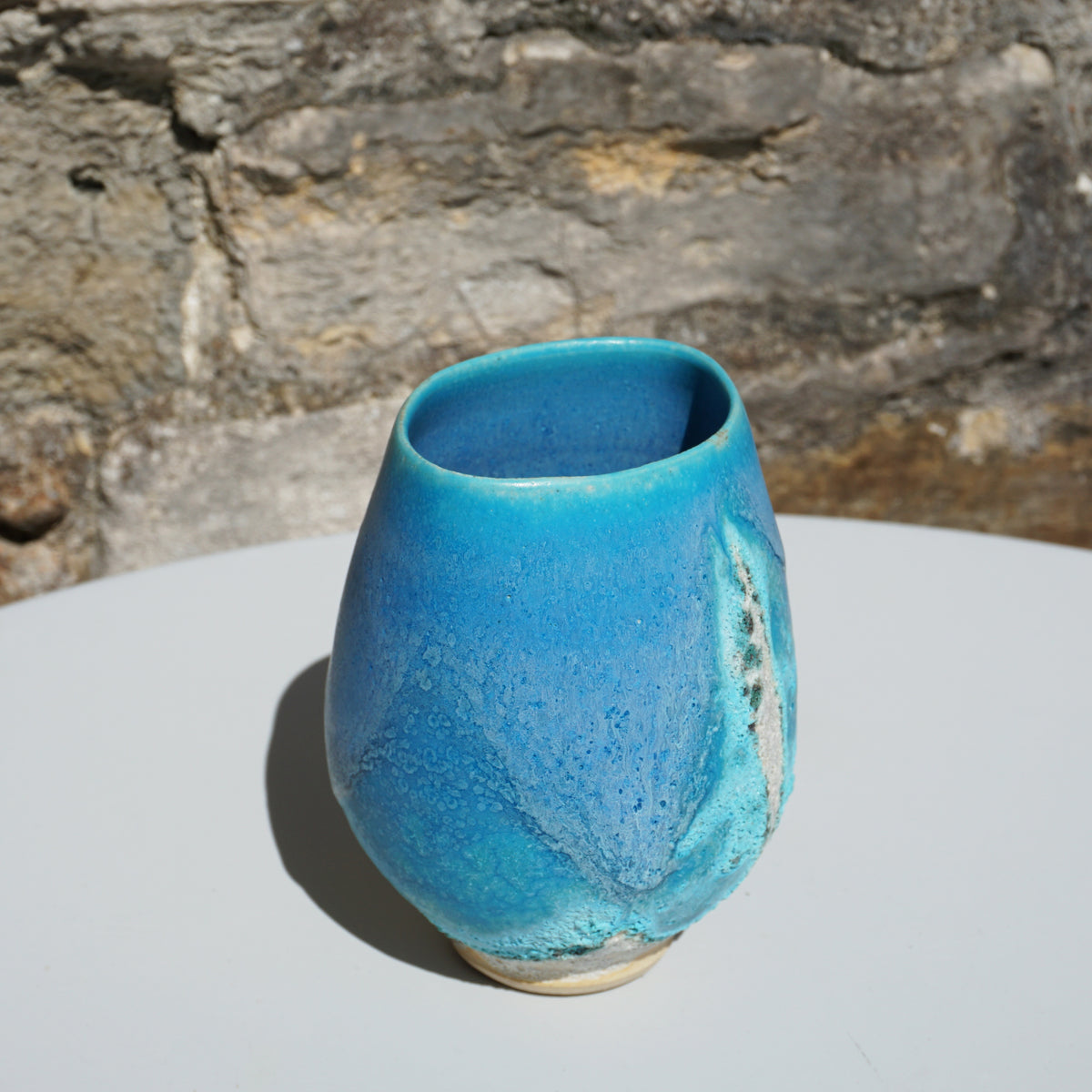 Turquoise Pot -Medium