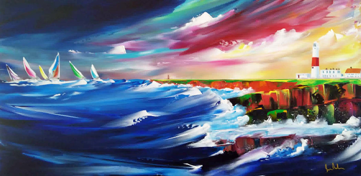 Sundown on Portland (Limited Edition Print)